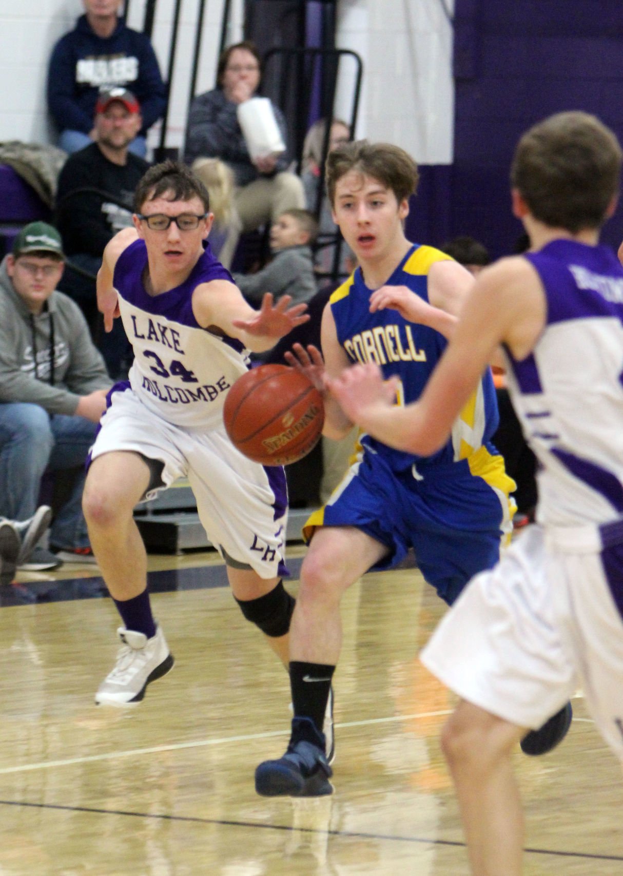 Cornell at Lake Holcombe boys basketball 12-4-18